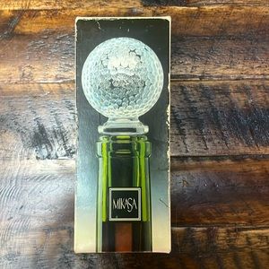 Mikasa Tee Time - Crystal Bottle stopper